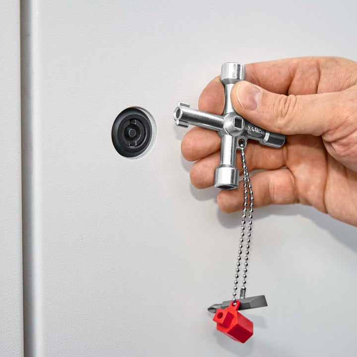 Knipex Schaltschrankschlüssel für gängige Schränke und Absperrsysteme 76 mm 00 11 03