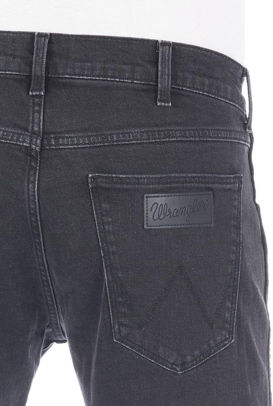 Wrangler Jeans Herren Stretch Regular Straight Fit Greensboro Jeanshose Denim Blau Schwarz 30 31 32