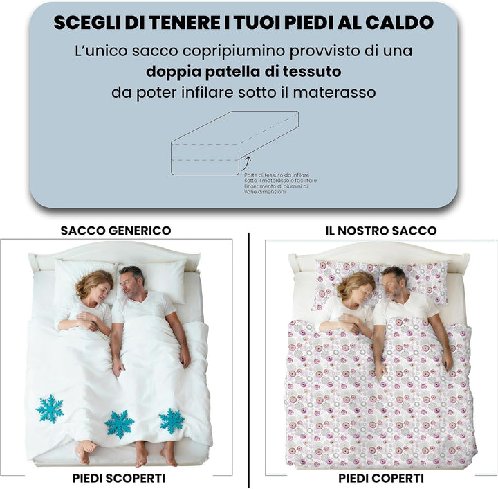 Italian Bed Linen Fantasy Bettbezug, Morfeo, Kleine doppelte Kleine Doppelte Morfeo, Kleine Doppelte