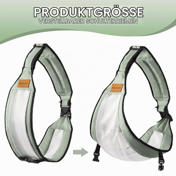 Babytragetuch,Kleinkind Trage Seitlich,Babytrage Seitlich,Verstellbare Schulter Babytrage,Multifunkt