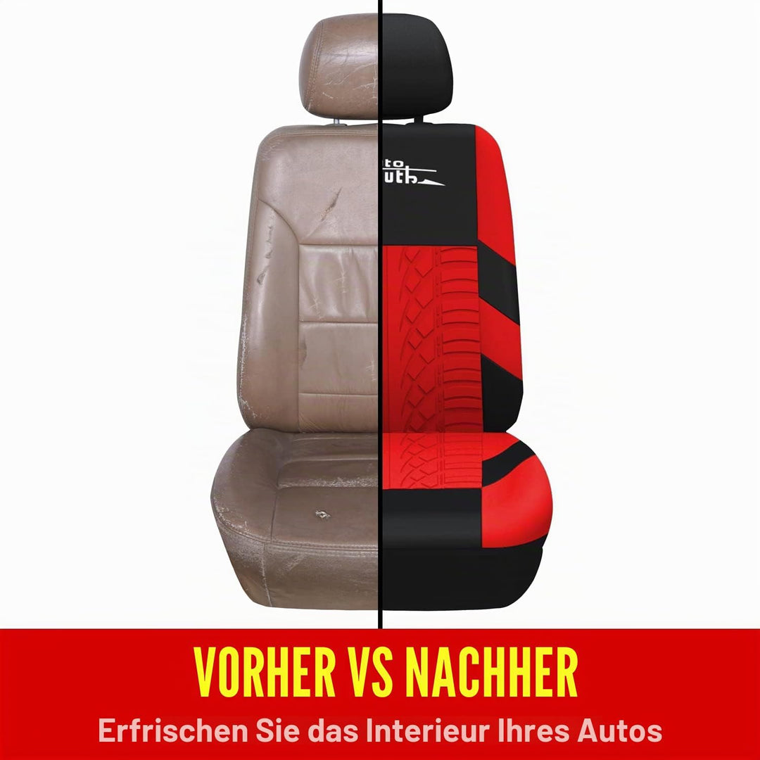 AUTOYOUTH Autositzbezüge, Vordersitzbezüge, mit geteilter Autobank, für Damen, komplettes Set, Sitzs