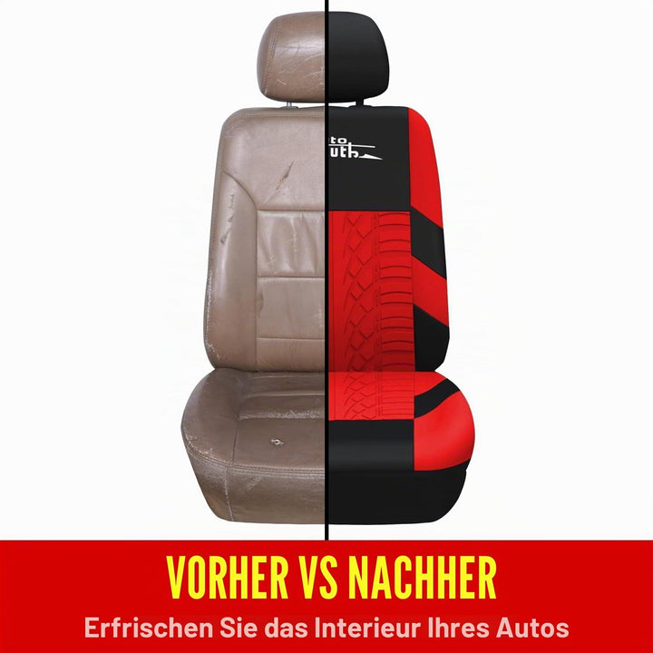 AUTOYOUTH Autositzbezüge, Vordersitzbezüge, mit geteilter Autobank, für Damen, komplettes Set, Sitzs