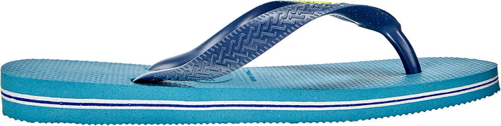 Havaianas Brasil Logo Zehensandalen Herren Schwarz Zehensandalen Shoes 35/36 EU Nautical Blue, 35/36