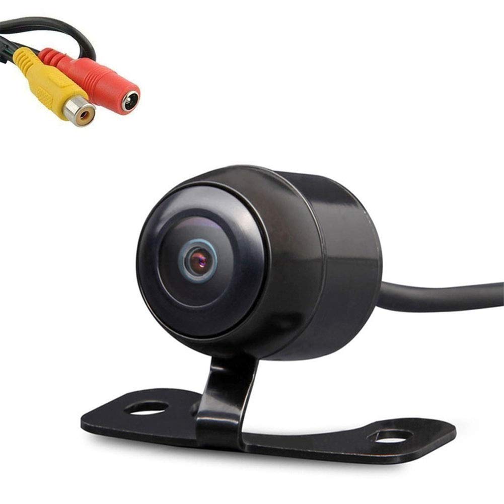 LEXXSON Auto Frontkamera Rückfahrkamera 170° CMOS Mini Auto Rückfahrkamera IP68 Wasserdicht Nachtvis