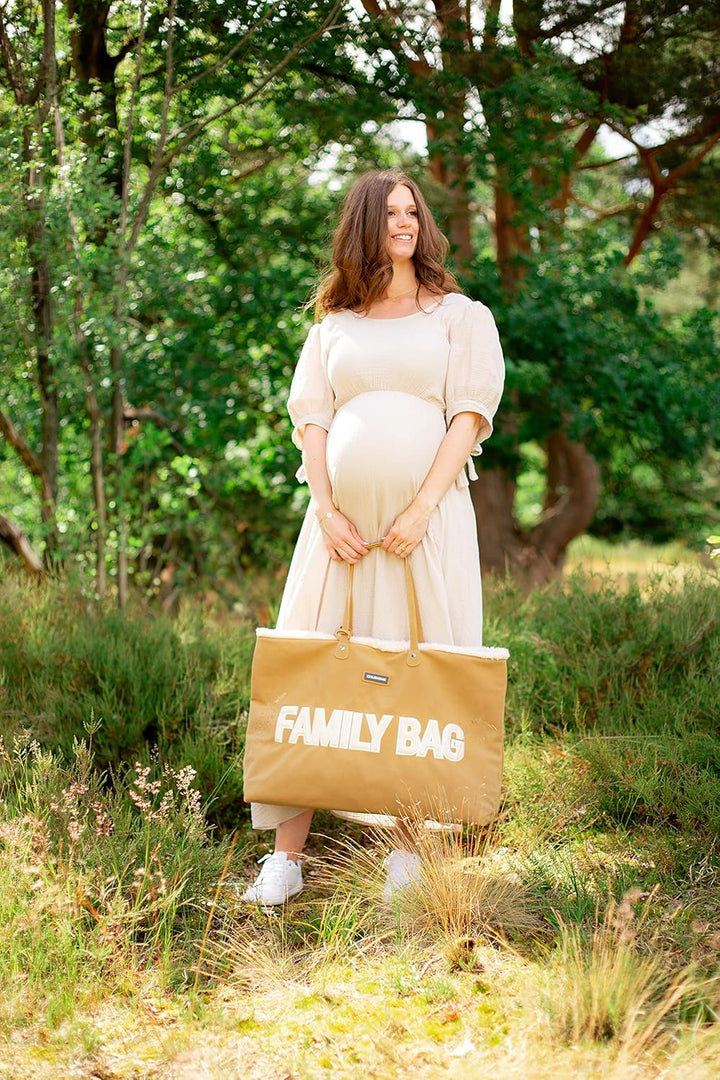 Childhome, Family Bag, Wickeltasche, Reise-/Wochenendtasche, grosses Fassungsvermögen, abnehmbare Ta