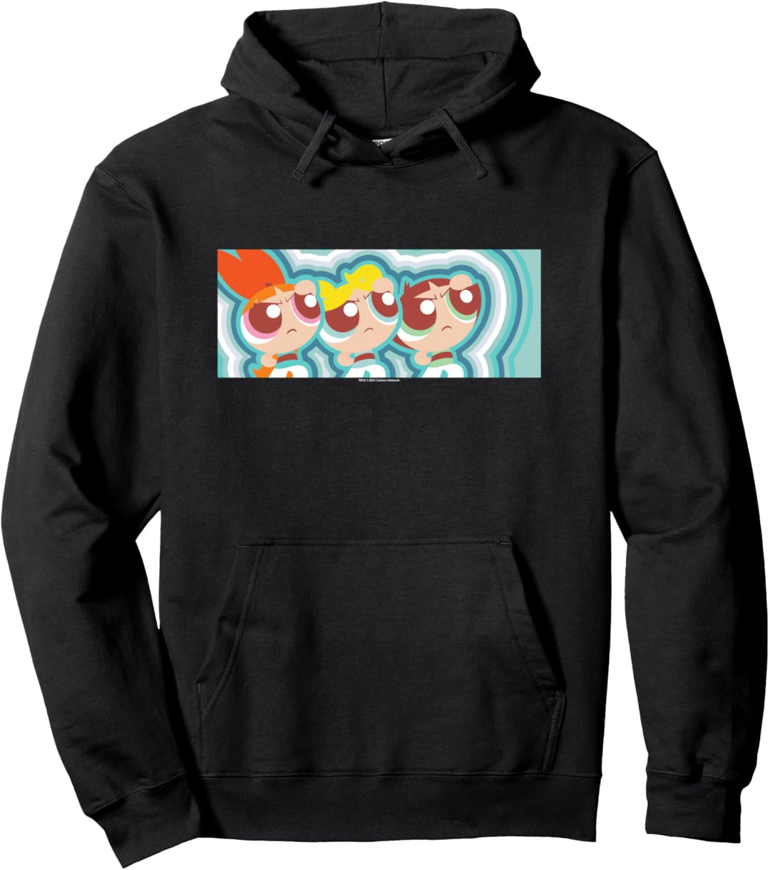 Powerpuff Girls Trio Hero Pose V2 Pullover Hoodie