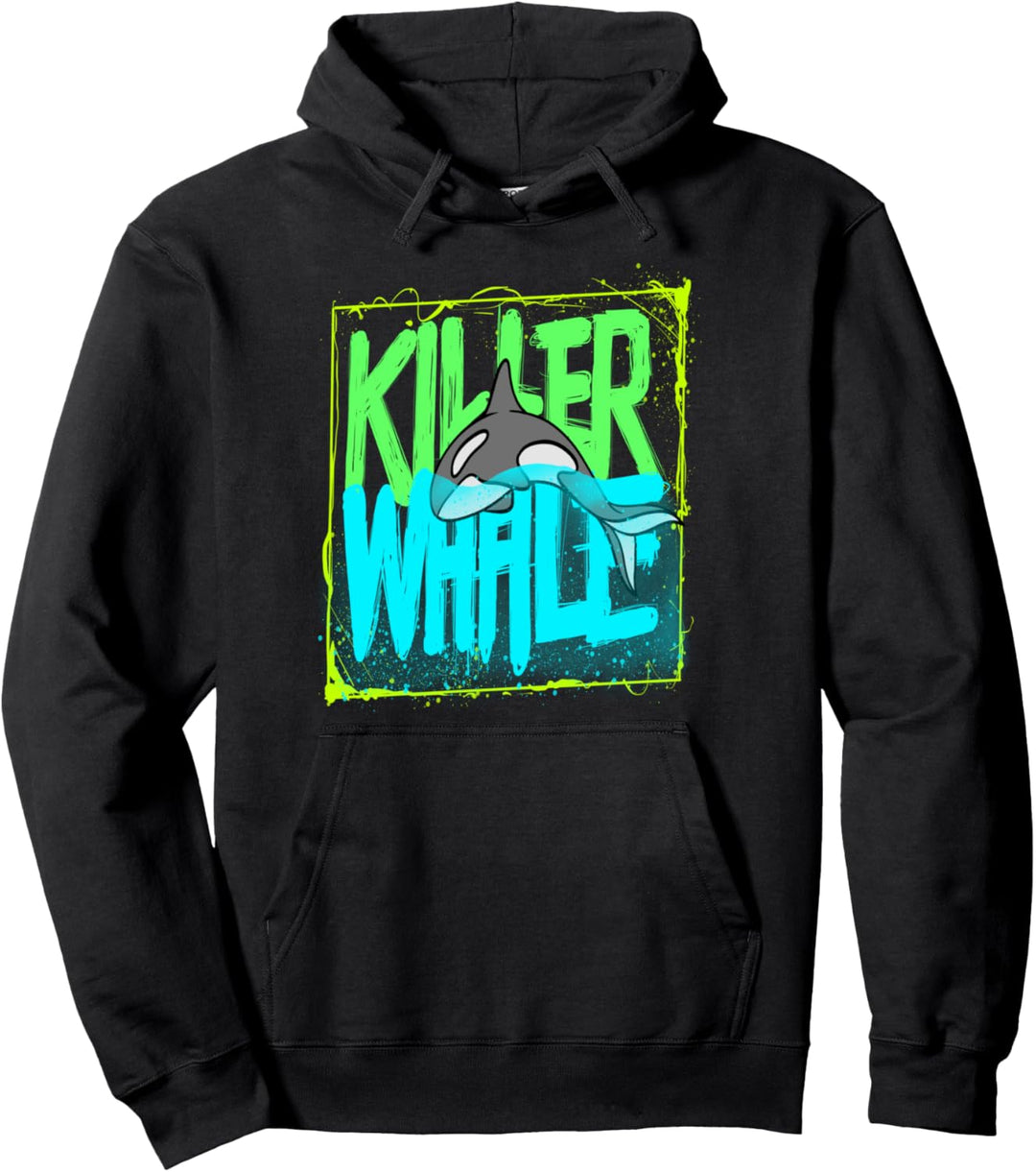 Killerwal Ozean Orcas Geschenk Pullover Hoodie