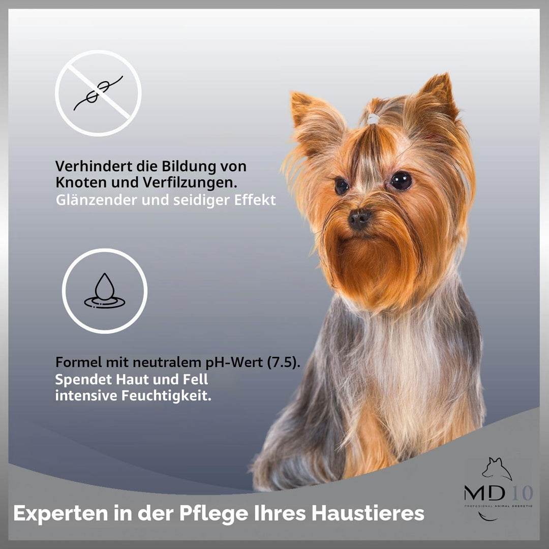 MD10 Hundeshampoo Gegen Geruch - Shampoo für Hunde - Hundeshampoo gegen juckreiz - Hunde Shampoo fel