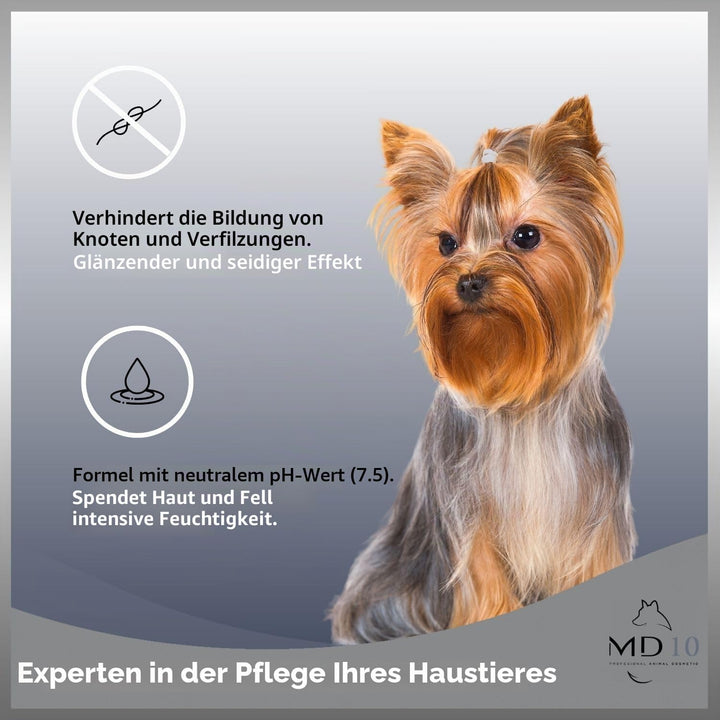 MD10 Hundeshampoo Gegen Geruch - Shampoo für Hunde - Hundeshampoo gegen juckreiz - Hunde Shampoo fel