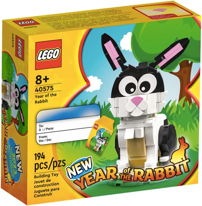 LEGO Year of the Rabbit 40575 - Small Black White Pink