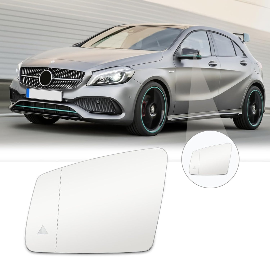 Spiegelglas Ersatz für Mercedes-Benz A B C E S-Class W176 W246 W204 W212 A207 C207 C216, Toter-Winke