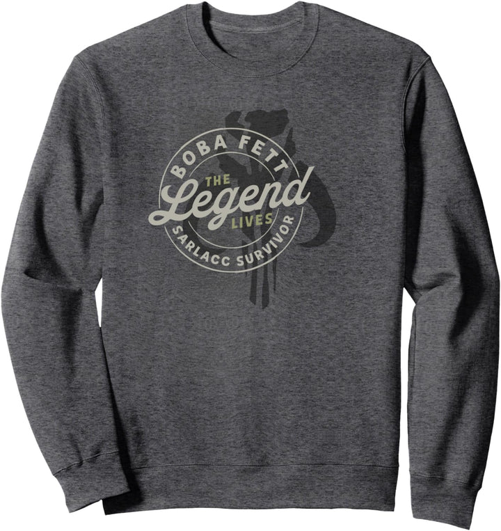 Star Wars The Book Of Boba Fett The Legend Lives Logo V-2 Sweatshirt