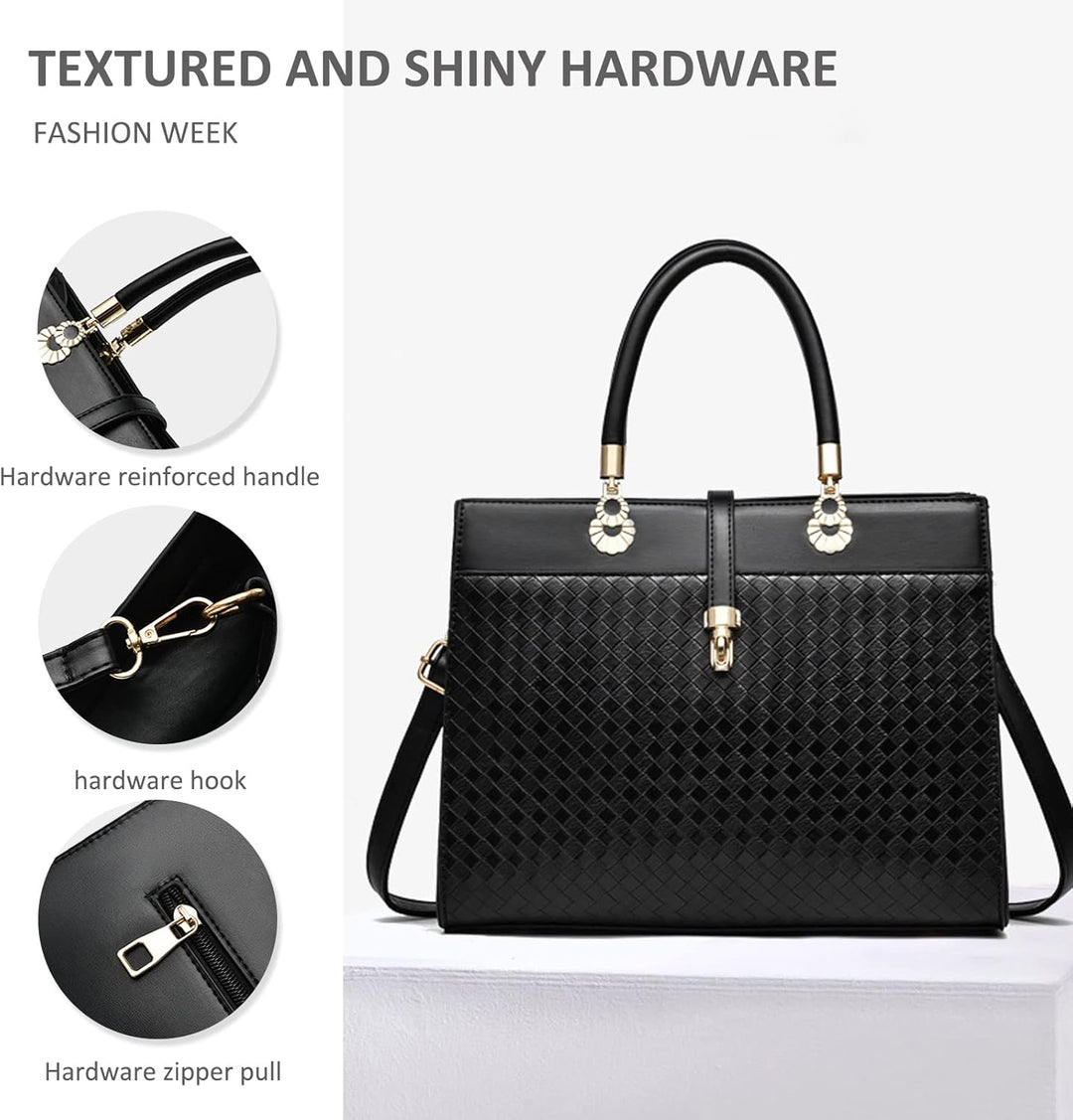 NICOLE & DORIS Damen Handtasche Mode Henkeltasche Frauen Umhängetasche PU Leder Schultertasche Desig