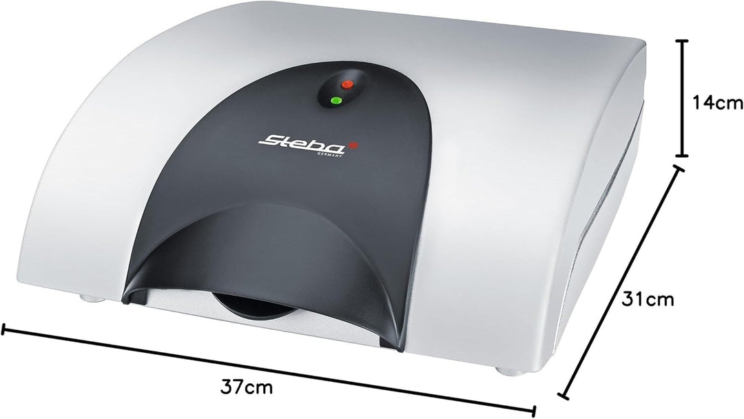 Steba SG40 Sandwich-Maker / 4 x 2 XXL-Big American Toast / 1200 W Silber