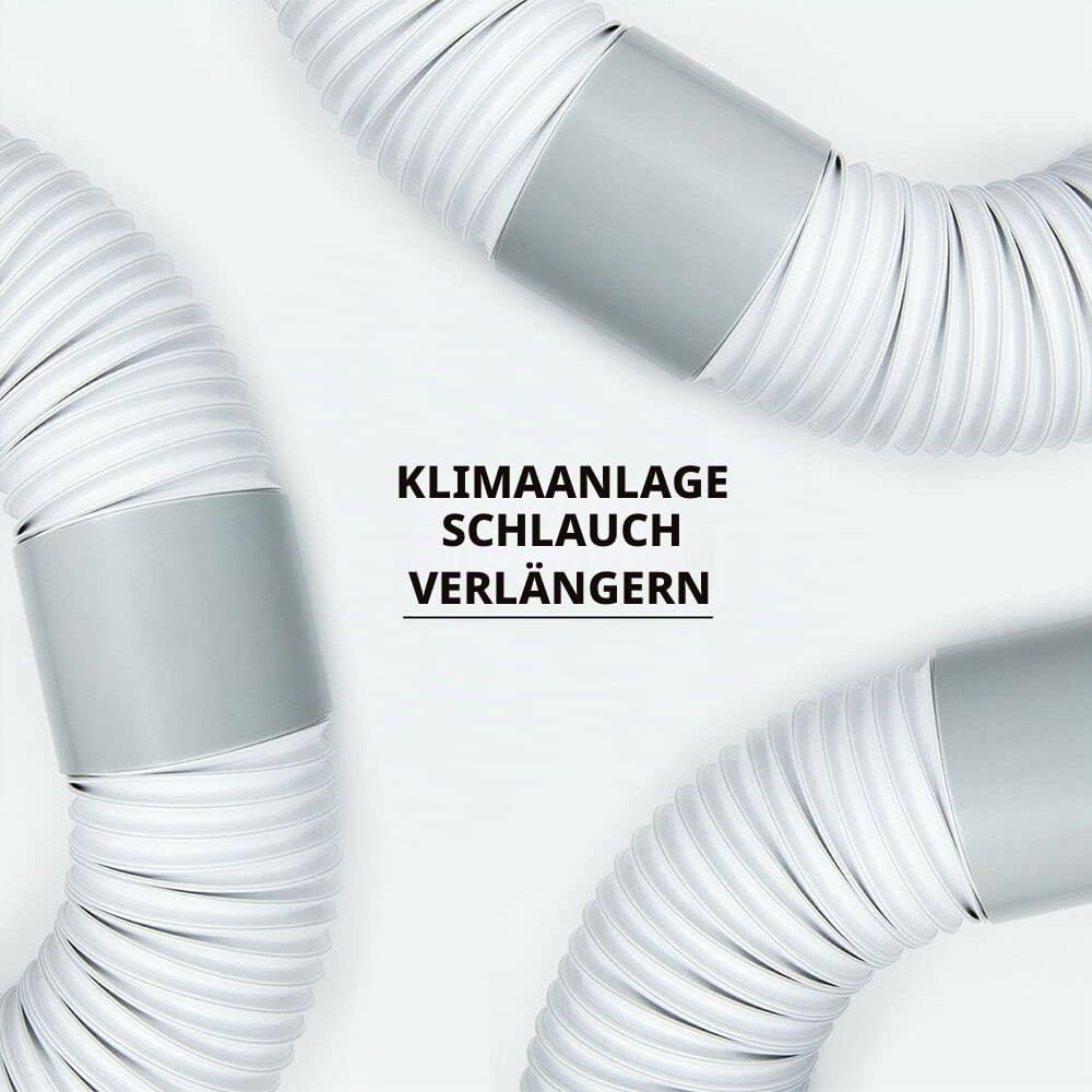 Bysameyee Tragbare Klimaanlage Schlauchverlängerung Kuppler, Universal 13cm AC A/C Abgas Entlüftung