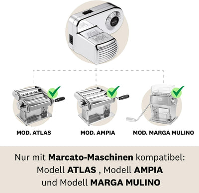 Marcato Pastadrive-Motor, Silber / Schwarz,