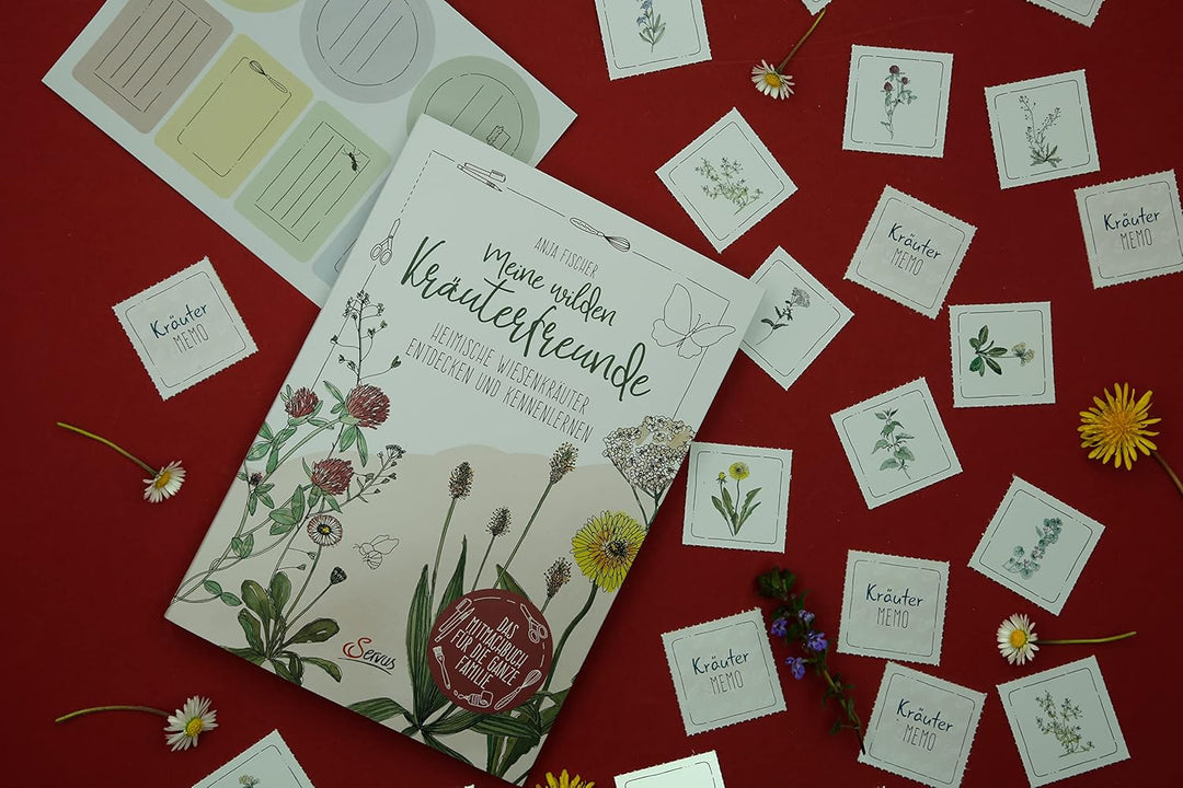 Meine wilden Kräuterfreunde: Heimische Wiesenkräuter entdecken und kennenlernen: Das Mitmachbuch für