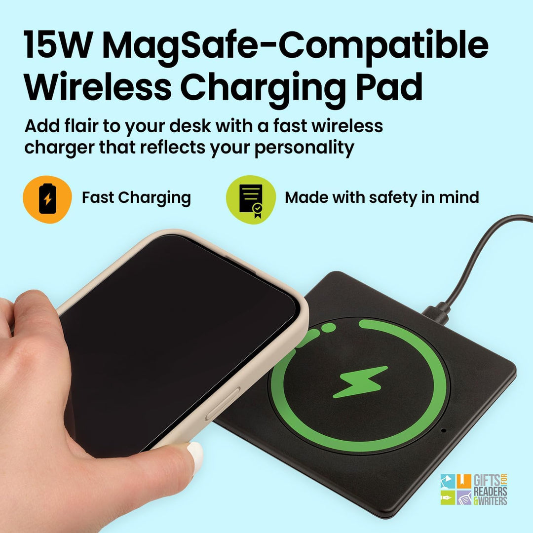 Gifts for Readers &amp; Writers 15W Schnelles Universal Magnetisches Kabelloses Ladegerät für iPhone 17