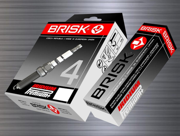 Brisk Iridium Premium+ Plus P6 1624 Zündkerzen, 4 Stück