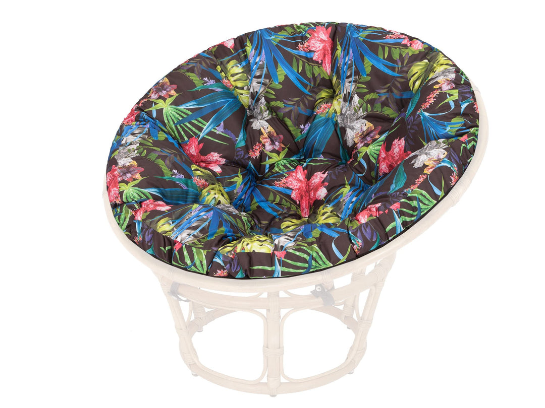 PillowPrim Polster für Papasansessel, Auflage, Ersatzpolster Papasan D 114 cm, Bodenkissen gepolster