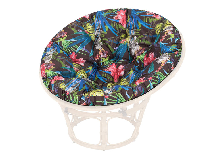 PillowPrim Polster für Papasansessel, Auflage, Ersatzpolster Papasan D 114 cm, Bodenkissen gepolster