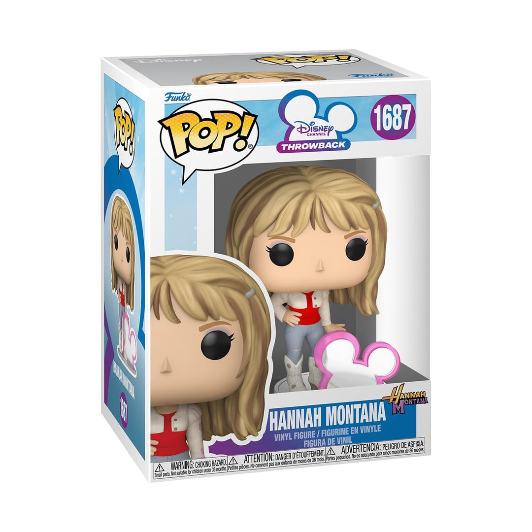 Funko Pop! Disney: Hannah Montana - Hannah mit Disney Icon- Vinyl-Sammelfigur - Geschenkidee - Offiz