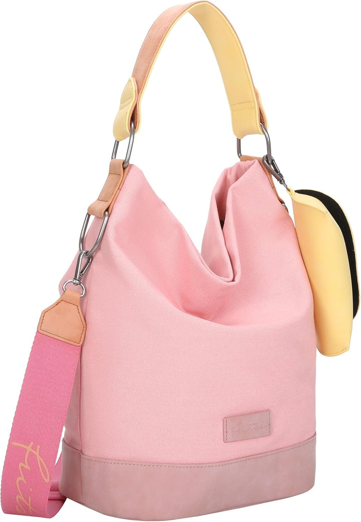 Fritzi aus Preussen Damen Izzy07 Canvas Hobo-Tasche Candy, Candy