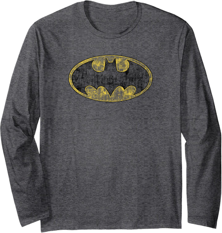 Batman Tattered Logo Langarmshirt