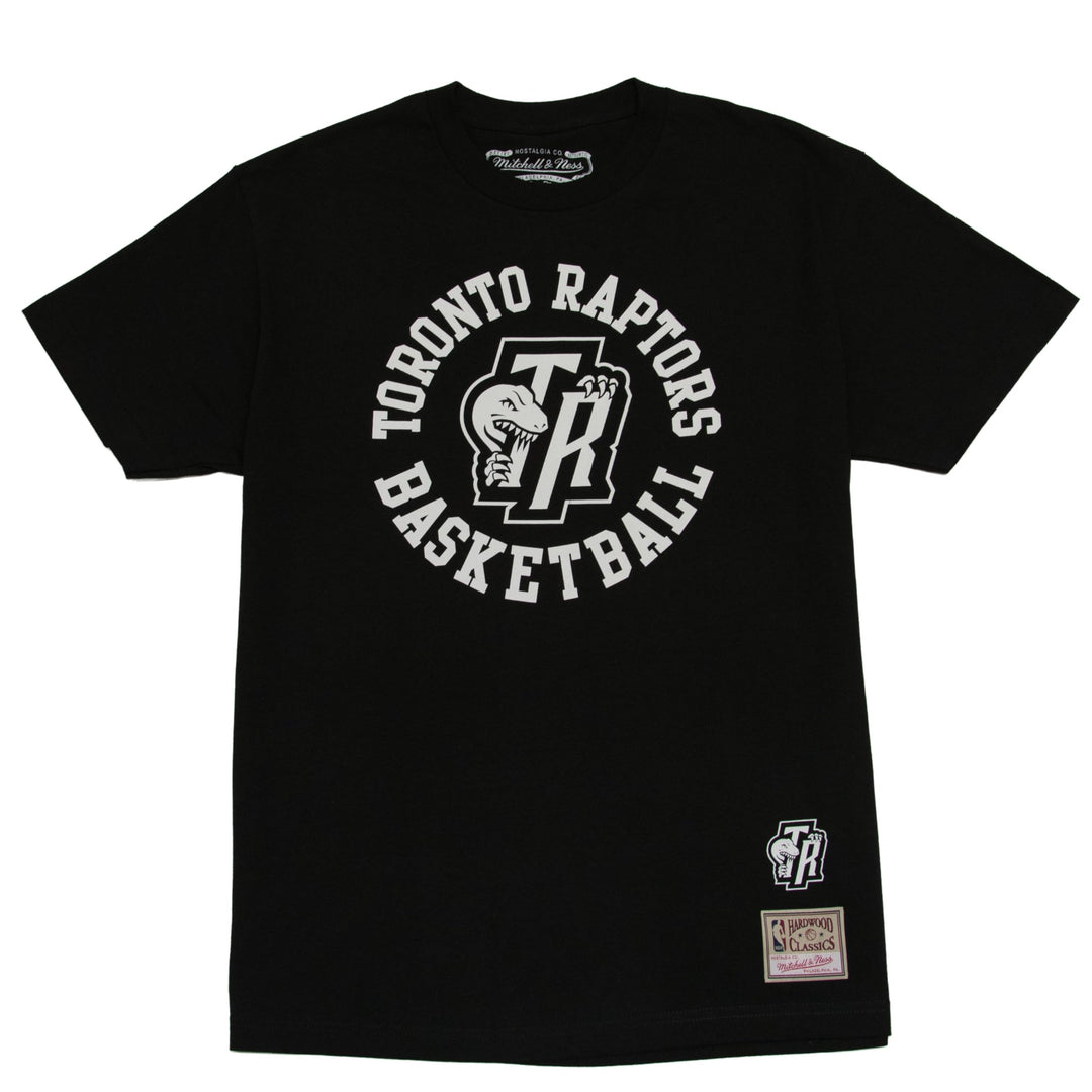 Mitchell & Ness White Logo T-Shirt - NBA M Toronto Raptors, Schwarz, M Toronto Raptors, Schwarz