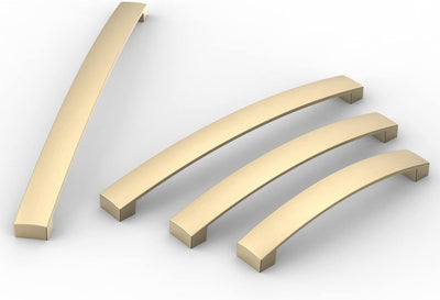 FURNIWARE 10 Stück Möbelgriff, Bohrlochabstand 256mm Stangengriff, Cabinet Arch Pull Küchengriff, fü