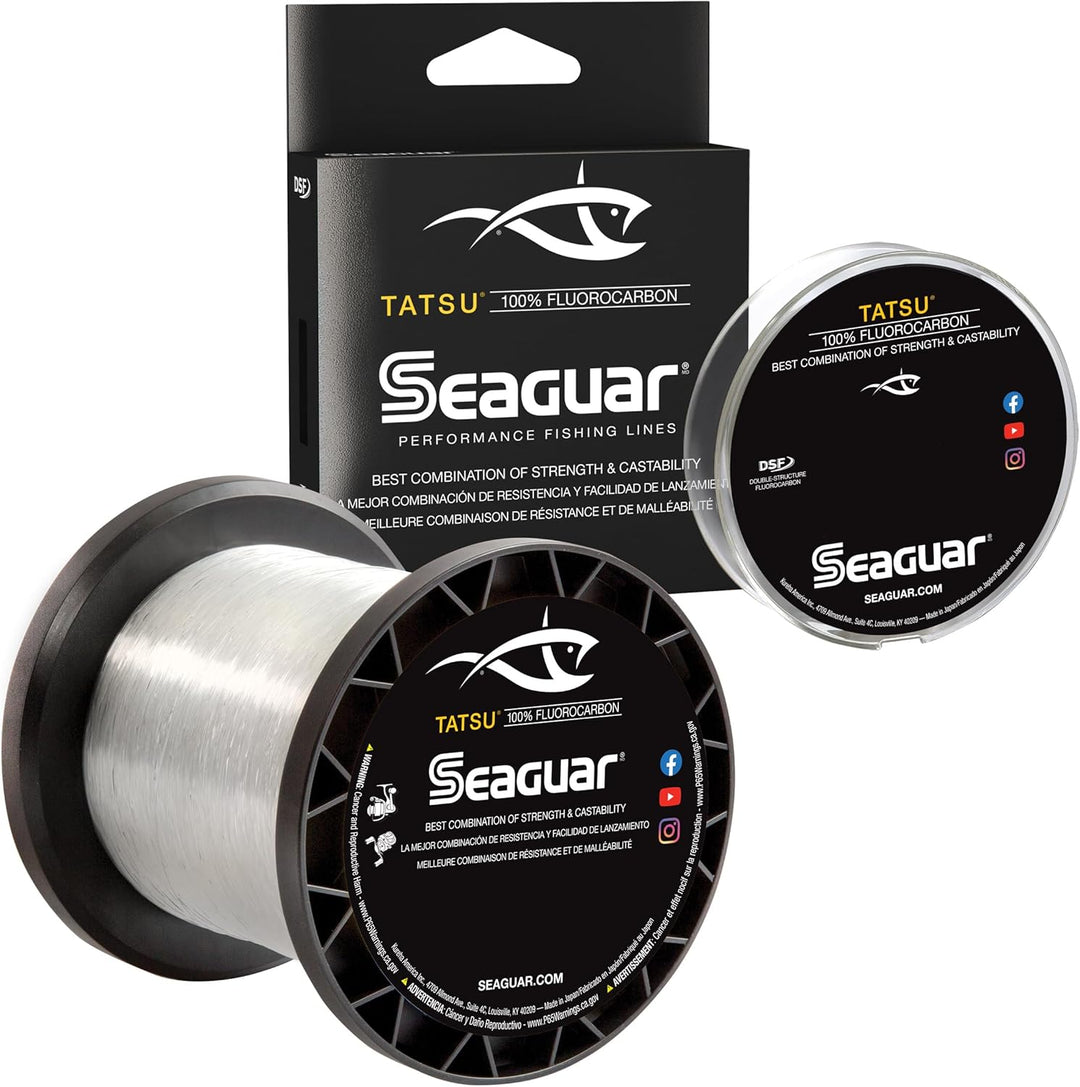 Seaguar Tatsu, stark und geschmeidig, Premium, 100% Fluorkohlenstoff-Performance-Angelschnur, prakti