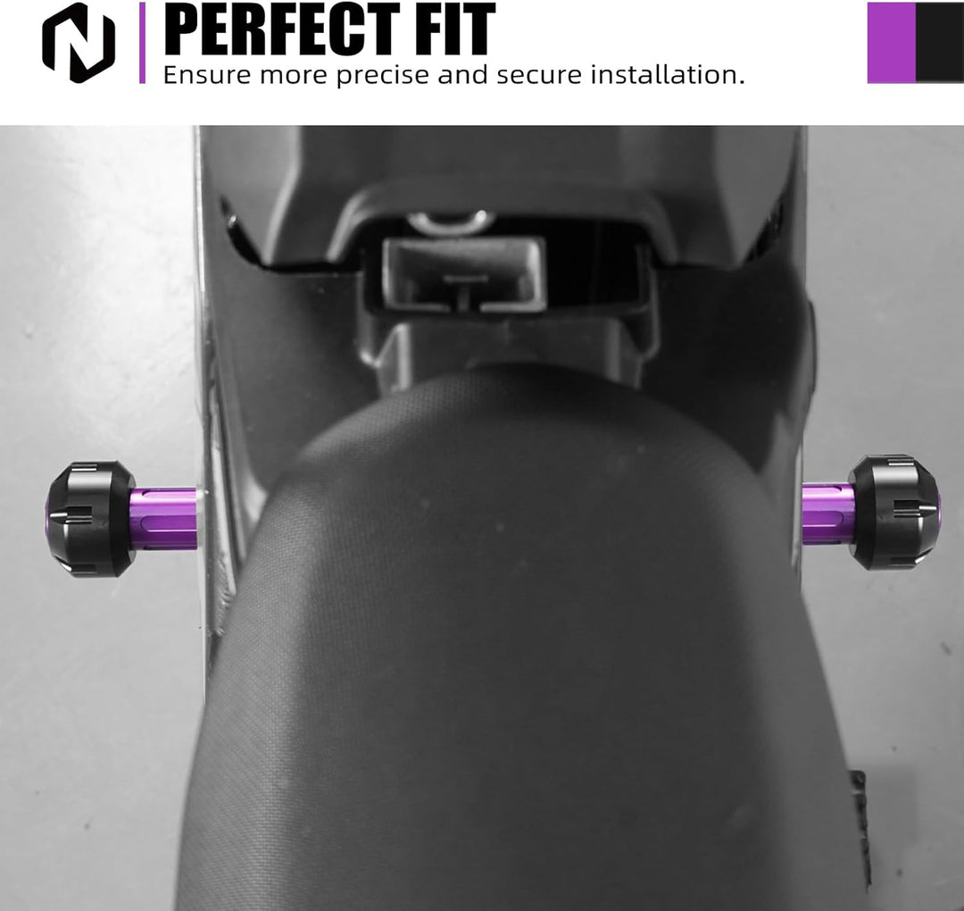 NICECNC Motorrad-Rahmenschieber, Sturzschutz, kompatibel mit Surron Light Bee X/S/L1E POM + Aluminiu