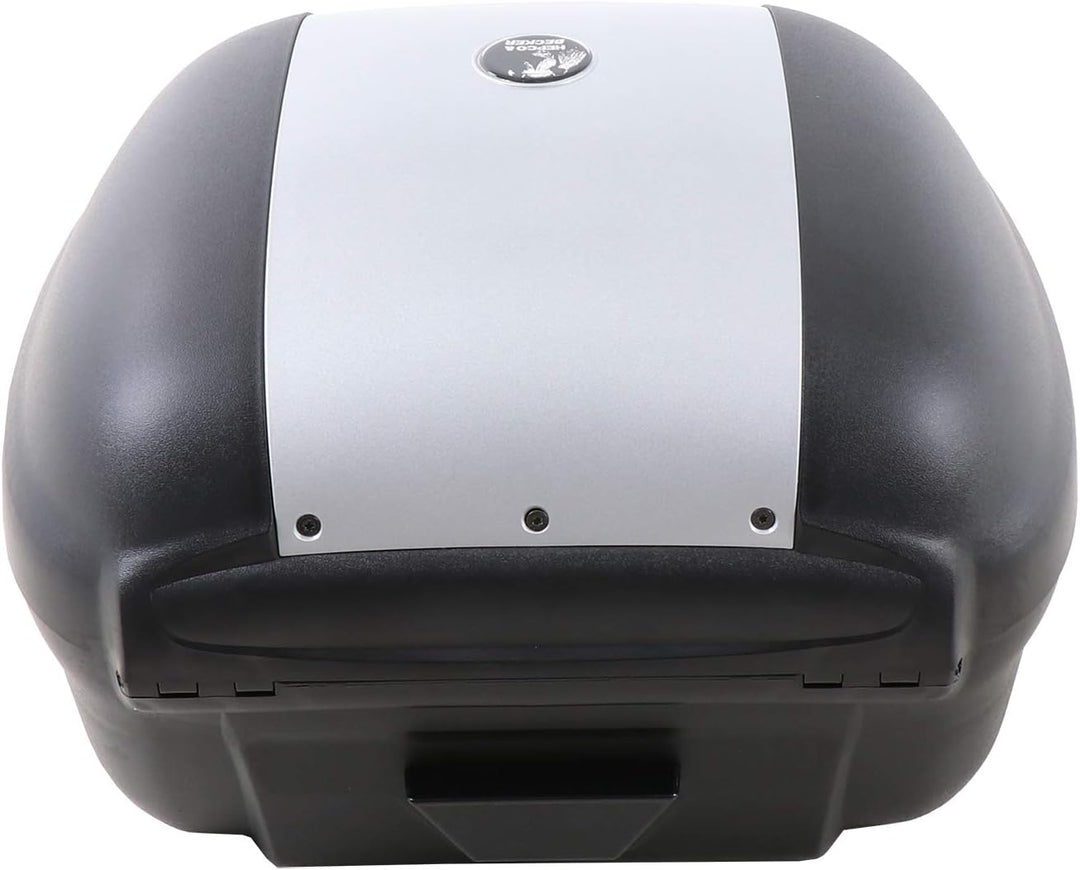 H&B Motorradtopcase Topcase Journey 40 mit Adapterplatte schwarz/Silber, Unisex, Sommer