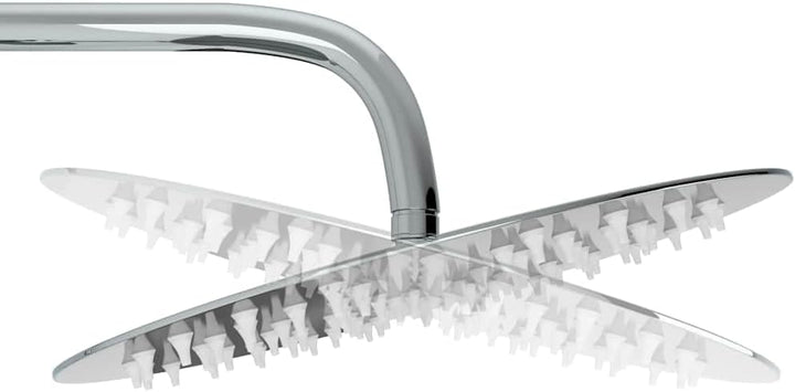 Doppelduschset Duschkopf Edelstahl mit Handbrause ABS, 60 + 63 Düsen