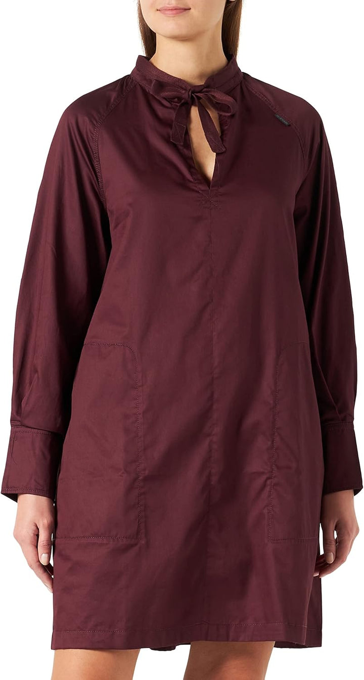 G-STAR Damen V-Neck Tunic Kleid Dresses, S Purpur (Vineyard Wine D19054-d197-d303)