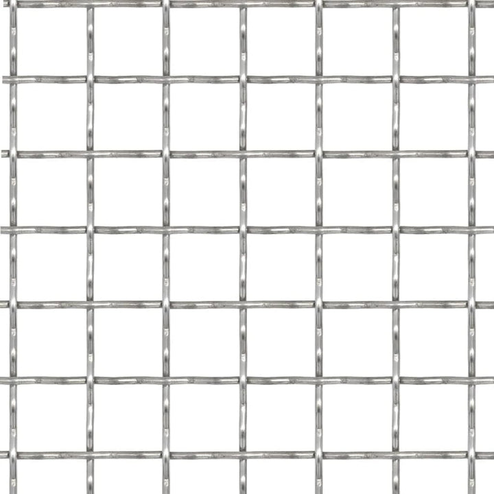 vidaXL Gittermatte Edelstahl 50x50 cm 11x11x2 mm Streckmetall Wellengitter 50 x 50 cm, 50 x 50 cm