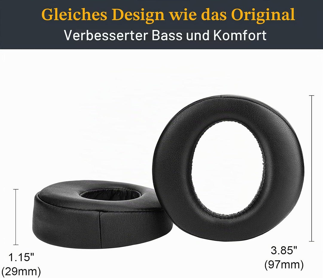 SOULWIT Professionelle Ersatzpolster Ersatz Ohrpolster Polster für Sony Platinum Wireless PS4 Kopfhö