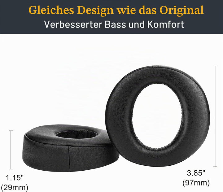 SOULWIT Professionelle Ersatzpolster Ersatz Ohrpolster Polster für Sony Platinum Wireless PS4 Kopfhö