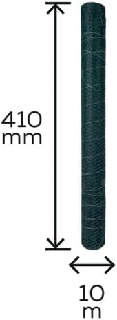 Alberts 611927 Ziergitter Deco | verschiedene Höhen | grün | Höhe 41 cm | Länge 10 m Höhe: 410 mm, H