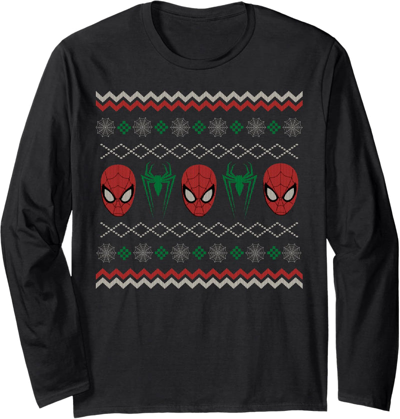 Marvel Spider-Man Ugly Christmas Sweater Langarmshirt