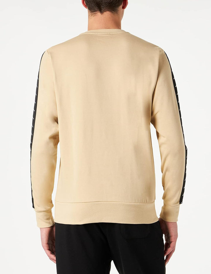 Kappa Herren Men, Regular Fit Sweatshirt L Brown Rice, L Brown Rice