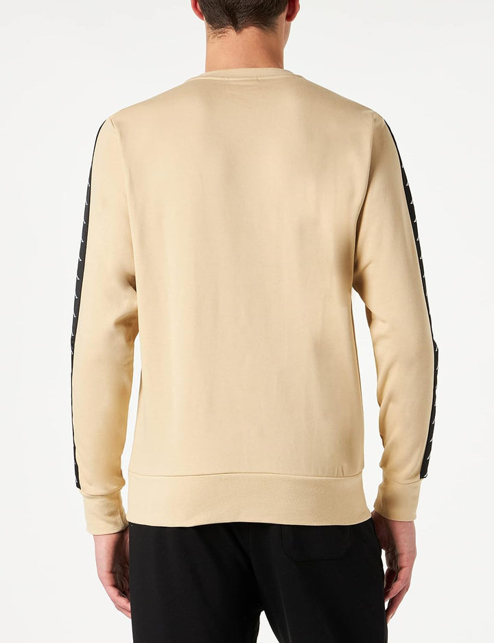 Kappa Herren Men, Regular Fit Sweatshirt L Brown Rice, L Brown Rice
