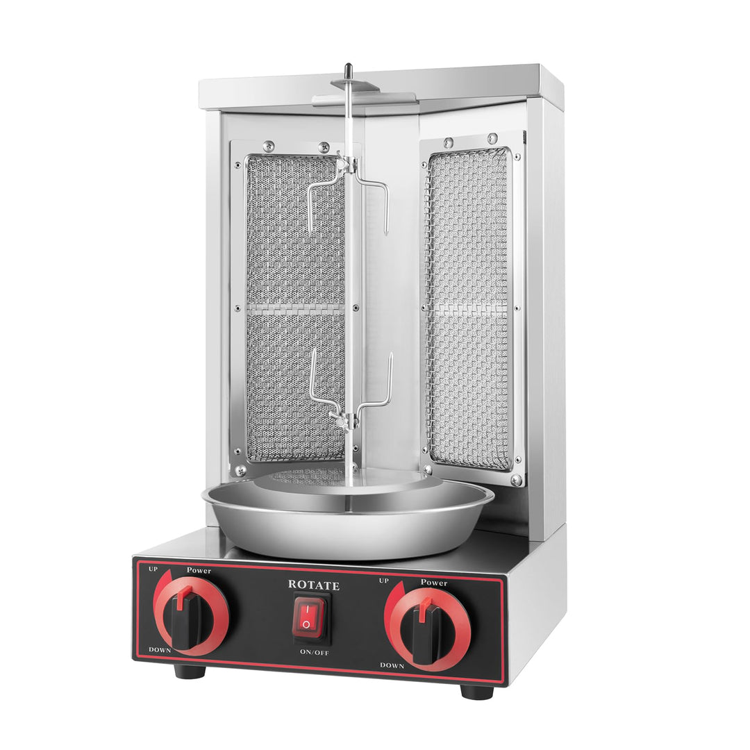 Dönergrill, 3000W Kebap Döner Gas Machine Multi Perfekt Gyros Tisch Vertikaler Elektro Elektrisch Sc
