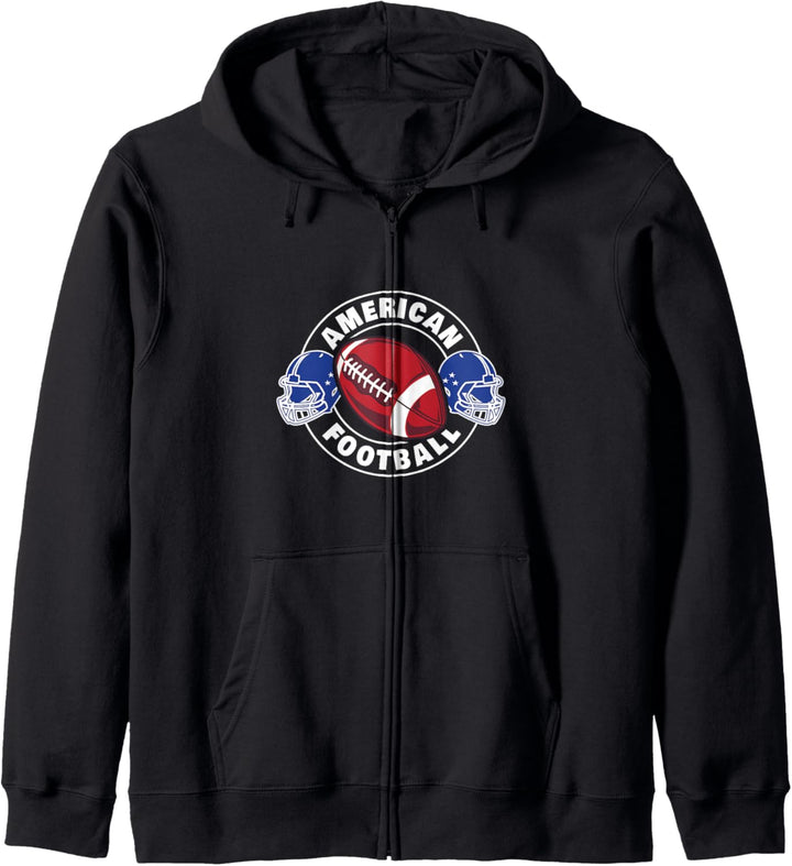 Nationalfarben American Football Kapuzenjacke
