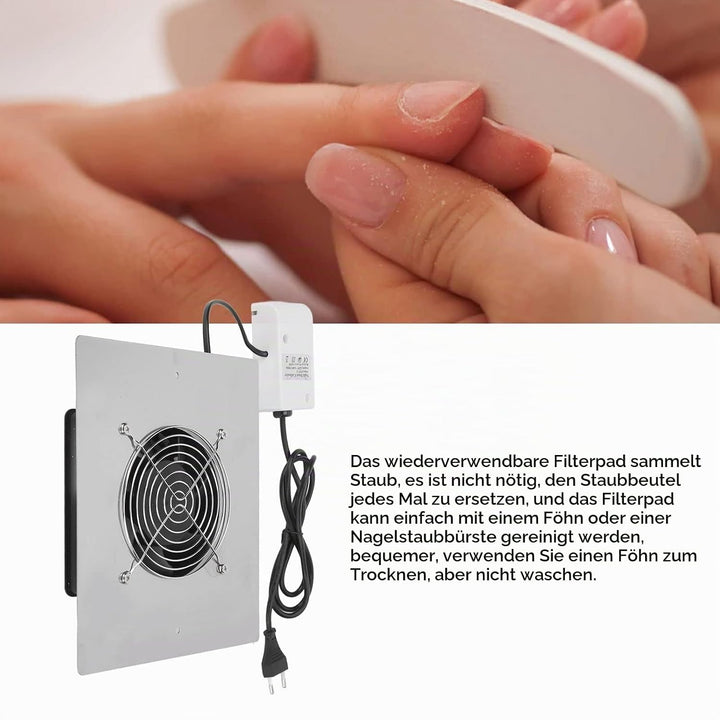Nagelstaubsammler, 60 W Eingebetteter Nagel-Staubsammler Nagelbohrstaubsammler Nagelstaubsauger -Vak