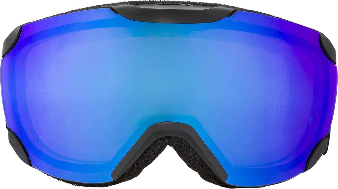 Alpina Unisex Thaynes Hm Skibrille (1er Pack) Einheitsgrösse Schwarz-Blau, Einheitsgrösse Schwarz-Bl