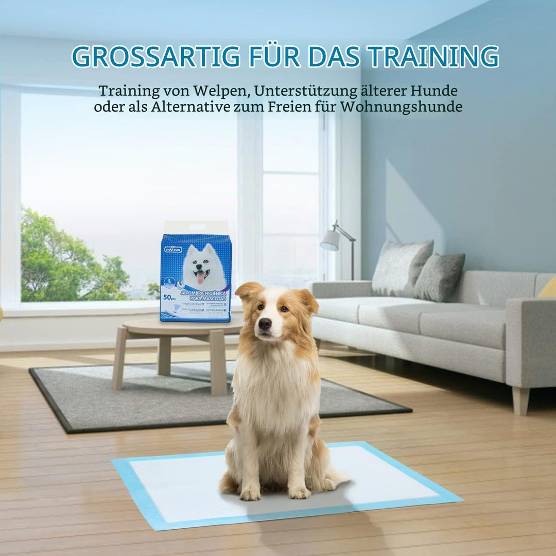 Nobleza -50 x Ultra saugfähige Hunde Trainingsunterlagen Welpenunterlage Welpen Toilettenmatte, 60 *