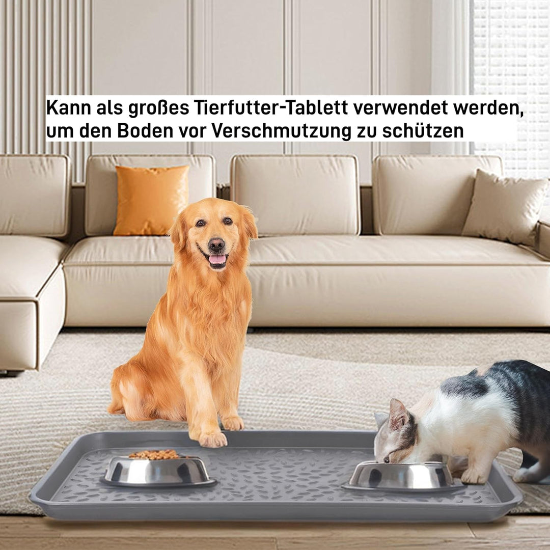 Schuhwanne - Grosse Schuhabtropfschale für Schuhregal Outdoor, Auffangwanne aus Kunststoff, Abtropfs