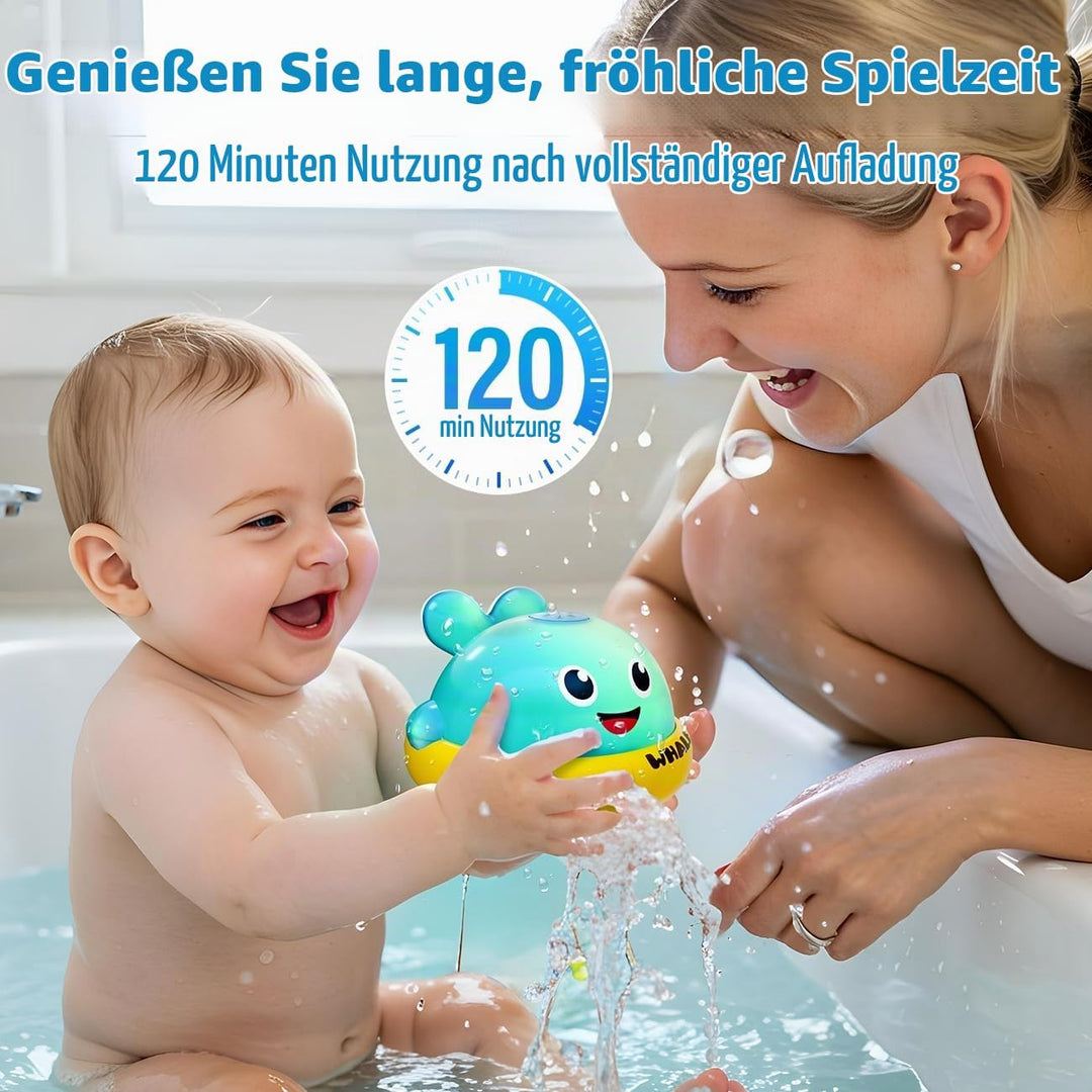 Leuchtendes Badespielzeug Baby ab 1-2 Jahre: Badewannenspielzeug ab 1 2 3 Jahr - Wasserspielzeug Gar