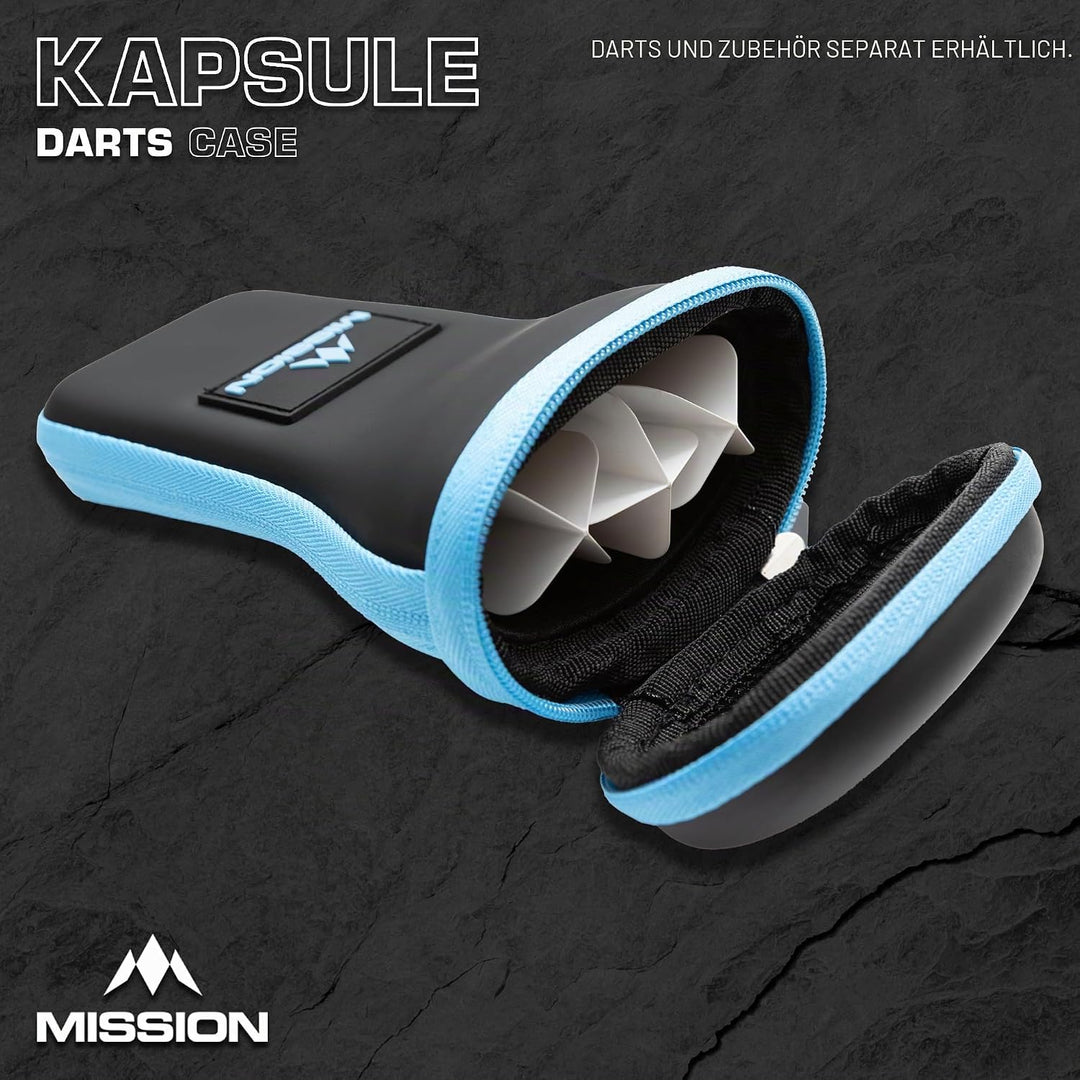 Mission | Kapsule | Eva Case | Schwarz & Blau | Darttasche/Aufbewahrungstasche